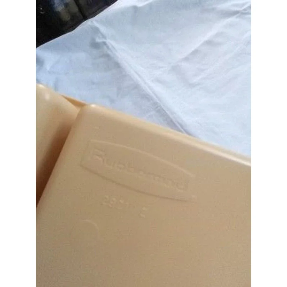 RUBBERMAID CUTLERY ORGANIZER TRAY SILVERWARE HOLDER ALMOND #2921 Plastic Kitchen